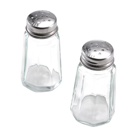 Lifetime Lifetime Clear Glass Salt and Pepper Set Salt and Pepper Set 2 pk 5078608